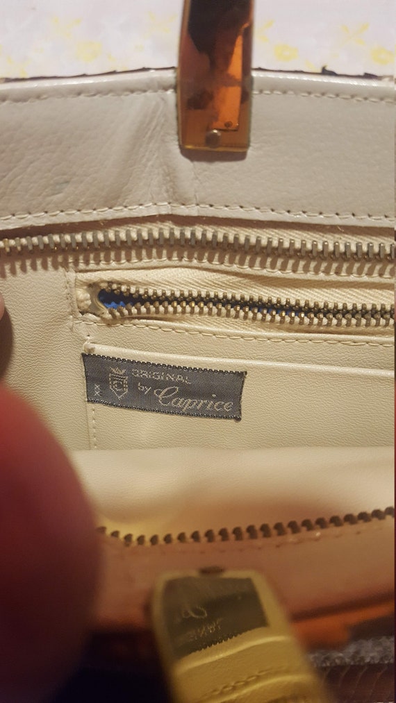 Caprice snakeskin purse - image 4