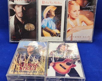 Various Sealed Country Cassette Tapes.