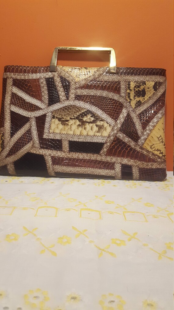 Caprice snakeskin purse View 2