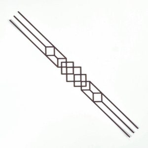 PolyOnlay - GS104 - Geometric Shape Decorative furniture and crafting onlays