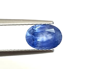 Loose Blue Sapphire, Natural Blue Sapphire, Oval Cut Sapphire, 1.50 Carat sise 8x6, Sapphire Gem, Corundum, Loose Blue Sapphire