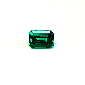Created Emerald 3.5x5 mm emerald cut, lab created, top quality cut green gemstone loose lab emerald, stones for jewelry making, Hydrothermal