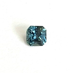 Natural Sapphire, Teal Sapphire, Montana Sapphire, 4 MM Radiant Cut Sapphire, Square  Cut Green Blue Sapphire, September Birthstone