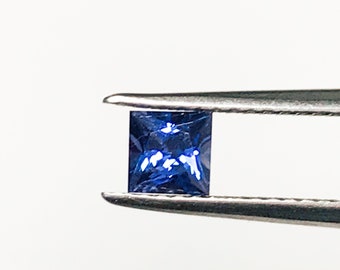 Blue Sapphire, Princess Cut Sapphire, 0.40 Carat Sapphire, Corundum, Natural Sapphire, Loose Sapphire Gemstone, Sapphire Jewelry, Sapphire