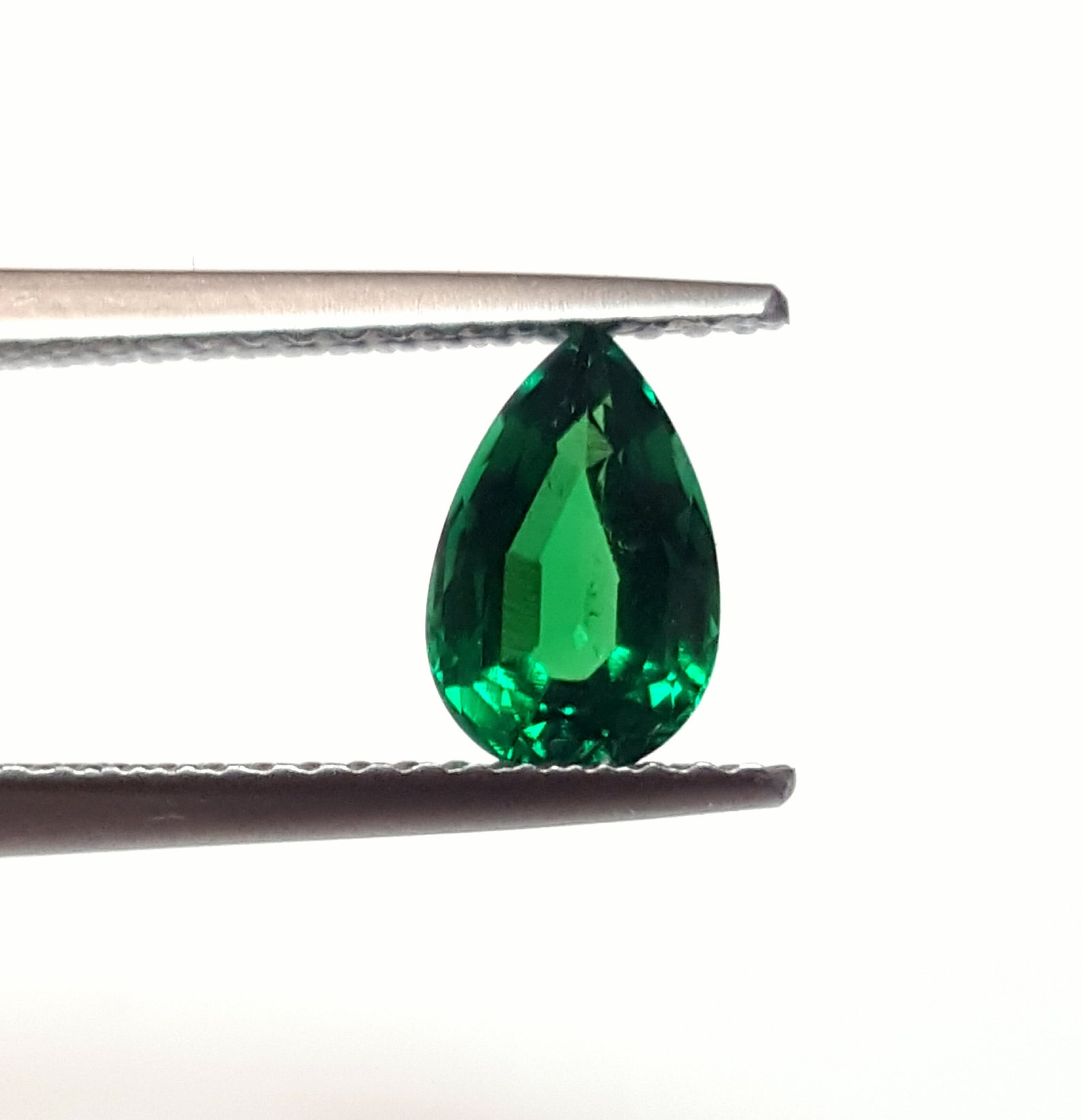 Created Emerald 8x5 Mm Pear Shape Lab Created Emerald Etsy Israel