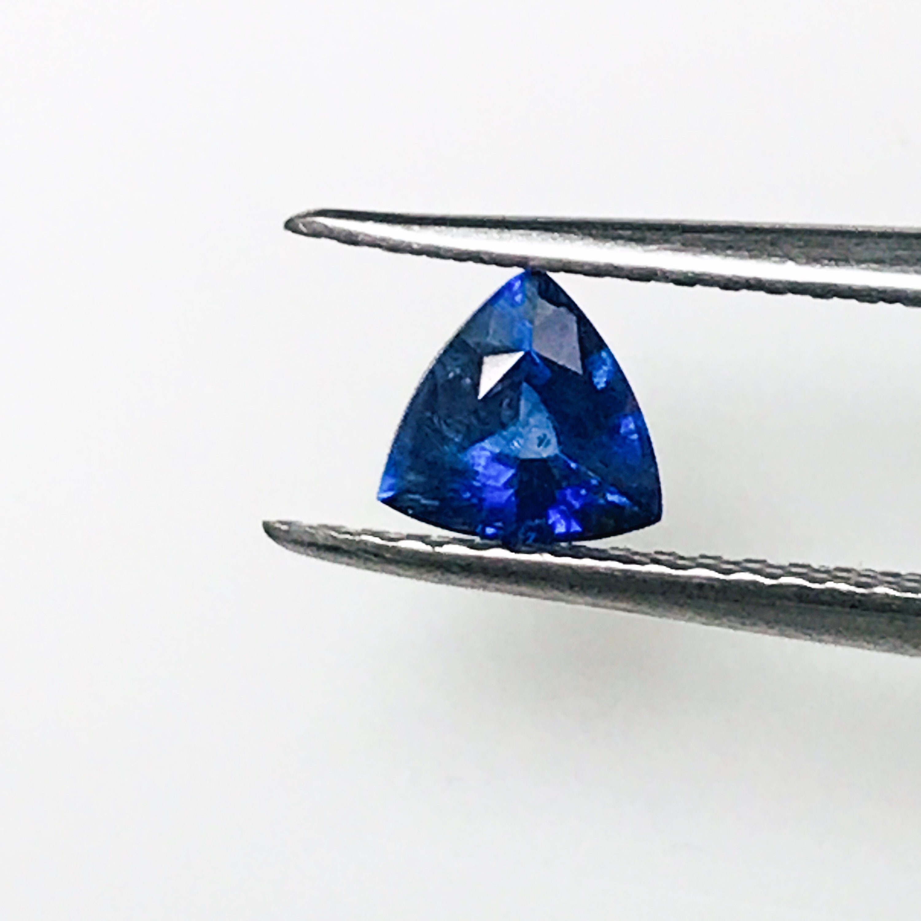 Blue Sapphire Trillion Cut Sapphire 0.50 Carat Sapphire - Etsy Israel
