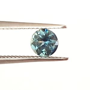Natural Sapphire, Teal Blue Sapphire, Loose Round Cut Sapphire, 5.5 MM Round Sapphire, Green Blue Sapphire,  Loose Gemstone, Corundum