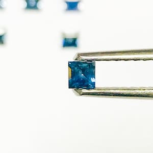 2.75 mm Blue Sapphire, square cut, natural blue sapphire, high quality gem, calibrated size, gems for making jewelry, September birthstone