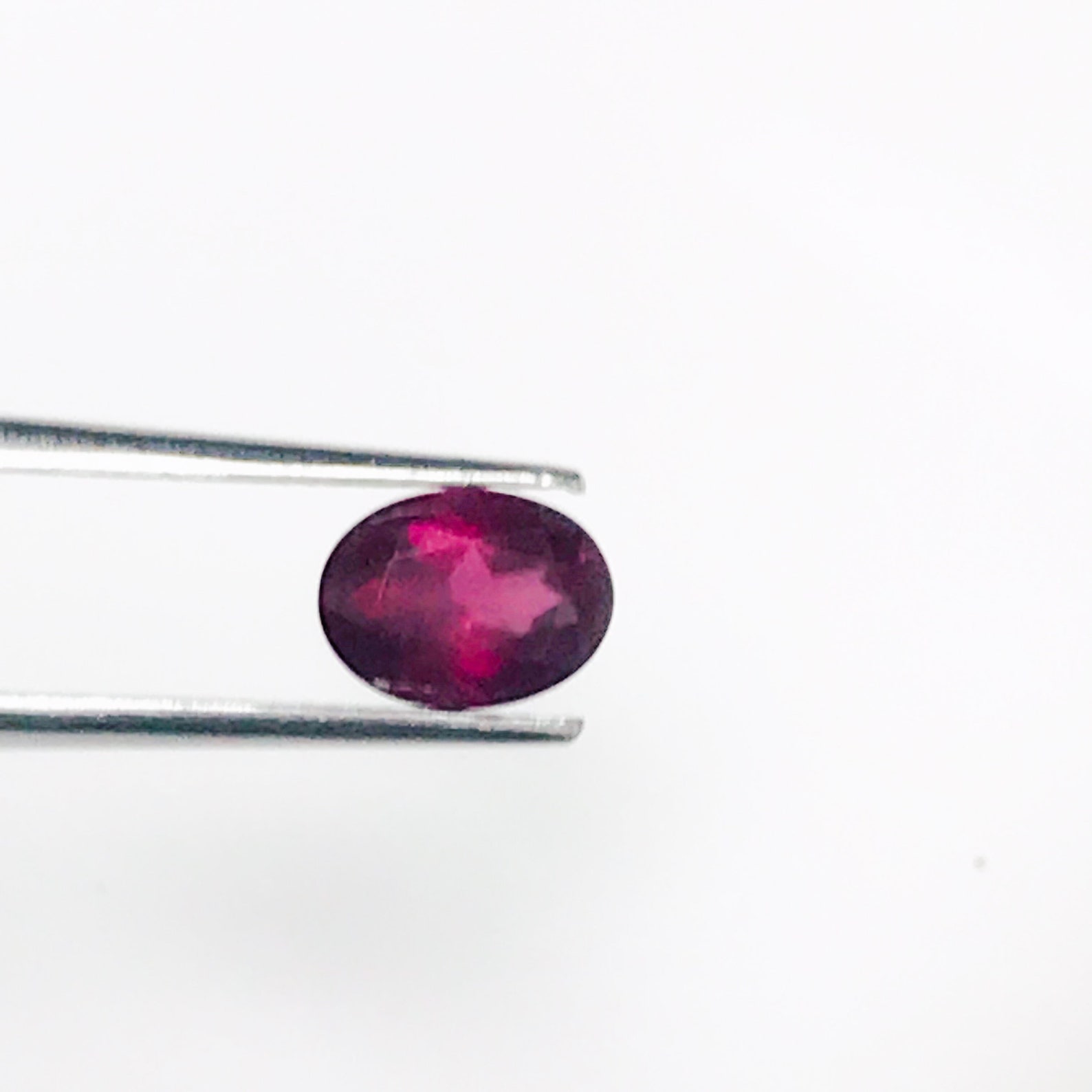 Rhodolite Garnet Oval Cut 8x6 Mm Natural Rhodolite Garnet - Etsy Israel