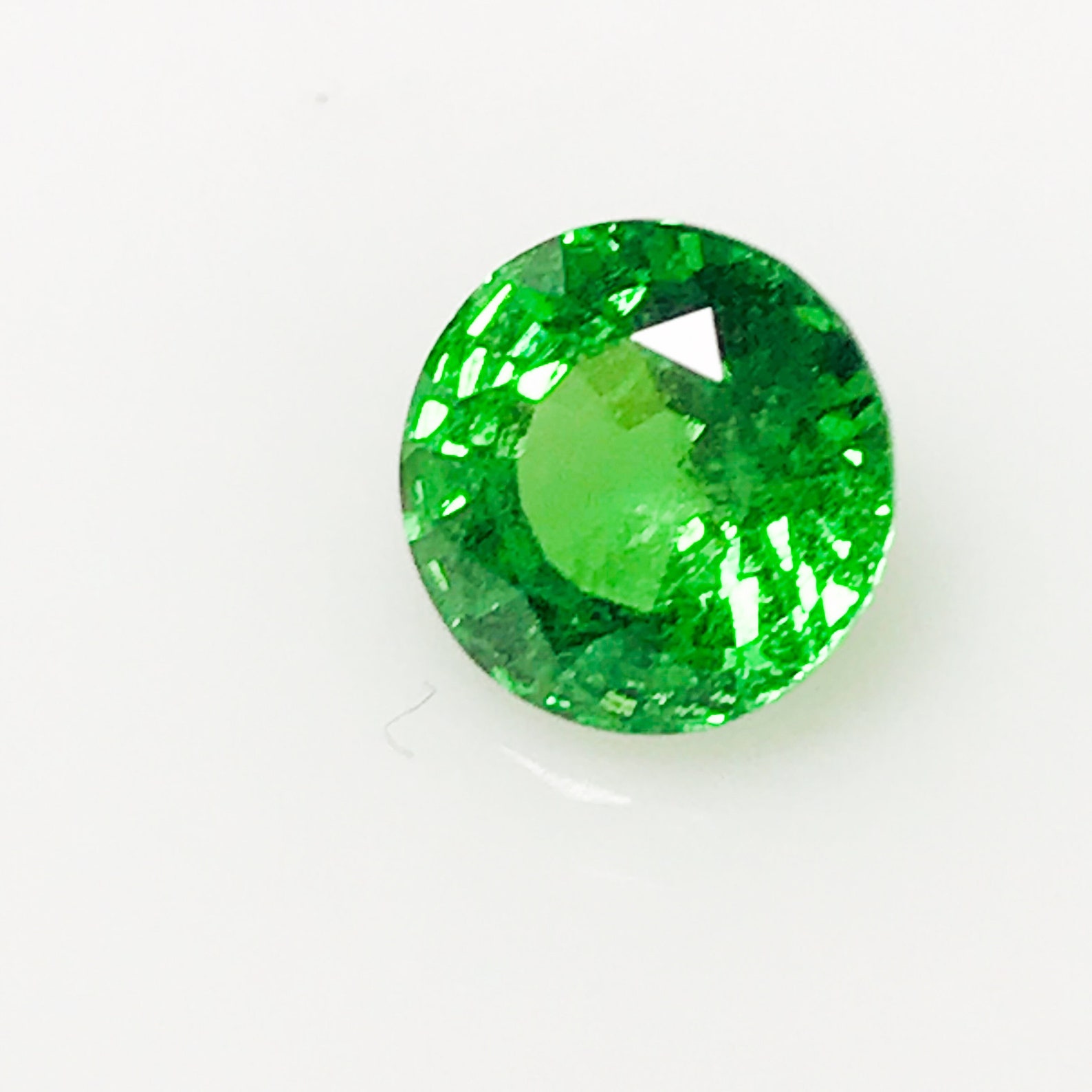 Tsavorite Round Cut 2 Carat Green