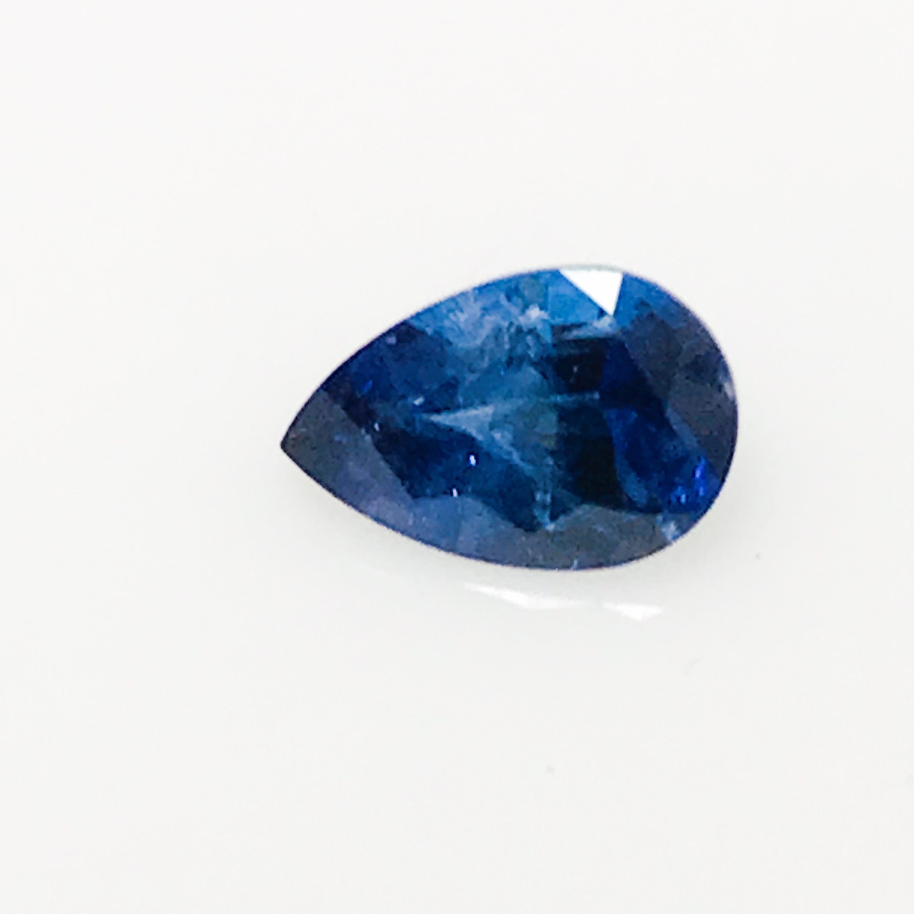 Natural Sapphire Blue Sapphire Pear Shape Sapphire 1 Carat | Etsy