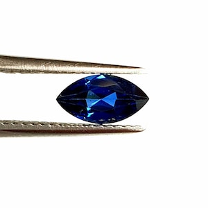 Natural Blue Sapphire, Marquise Cut Sapphire, 1 Carat Size Marquise Sapphire, 8.5×4.5 mm, Loose Sapphire Gemstone, Natural Corundum