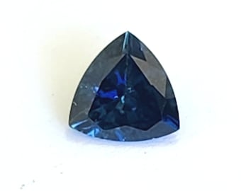 Blue Sapphire Trillion Cut 5.80 mm, 0.71 carat, Natural Loose Blue Sapphire, Triangle Sapphire calibrate for jewelry, September birthstone