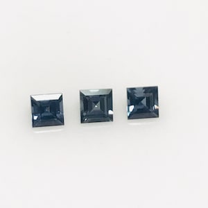 Blue Color Change Garnet, Square Cut Garnet, 3 MM Garnet, Rare Color Change Garnet, Natural Garnet Gem, Loose Garnet, Garnet Jewelry