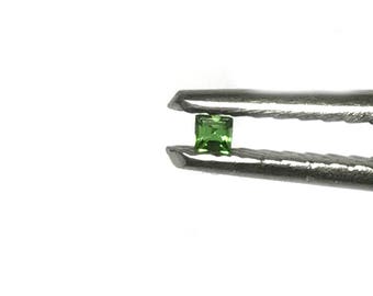 1.5 mm Tsavorite Garnet square cut green garnet natural tsavorite high quality natural garnet loose tsavorite gems for making jewelry