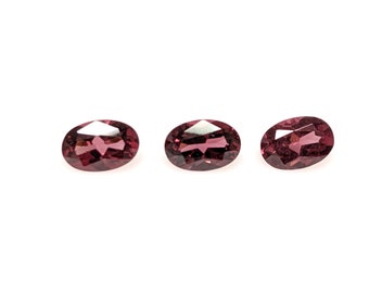 Grenat rhodolite, grenat taille ovale, grenat 0,60 carat, grenat 6X4 MM, grenat rhodolite naturel, grenat rhodolite en vrac, grenat pour bijoux