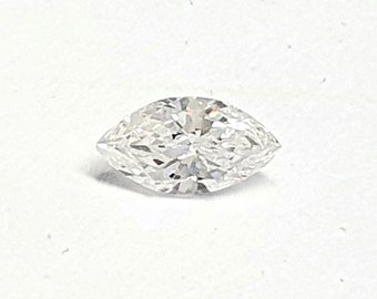 Marquise Brilliant Cut Diamond, 0.34 Carats Diamond, Marquise Shape Diamond, Loose Diamond, Natural Diamond, April Birthstone, Certified Gem