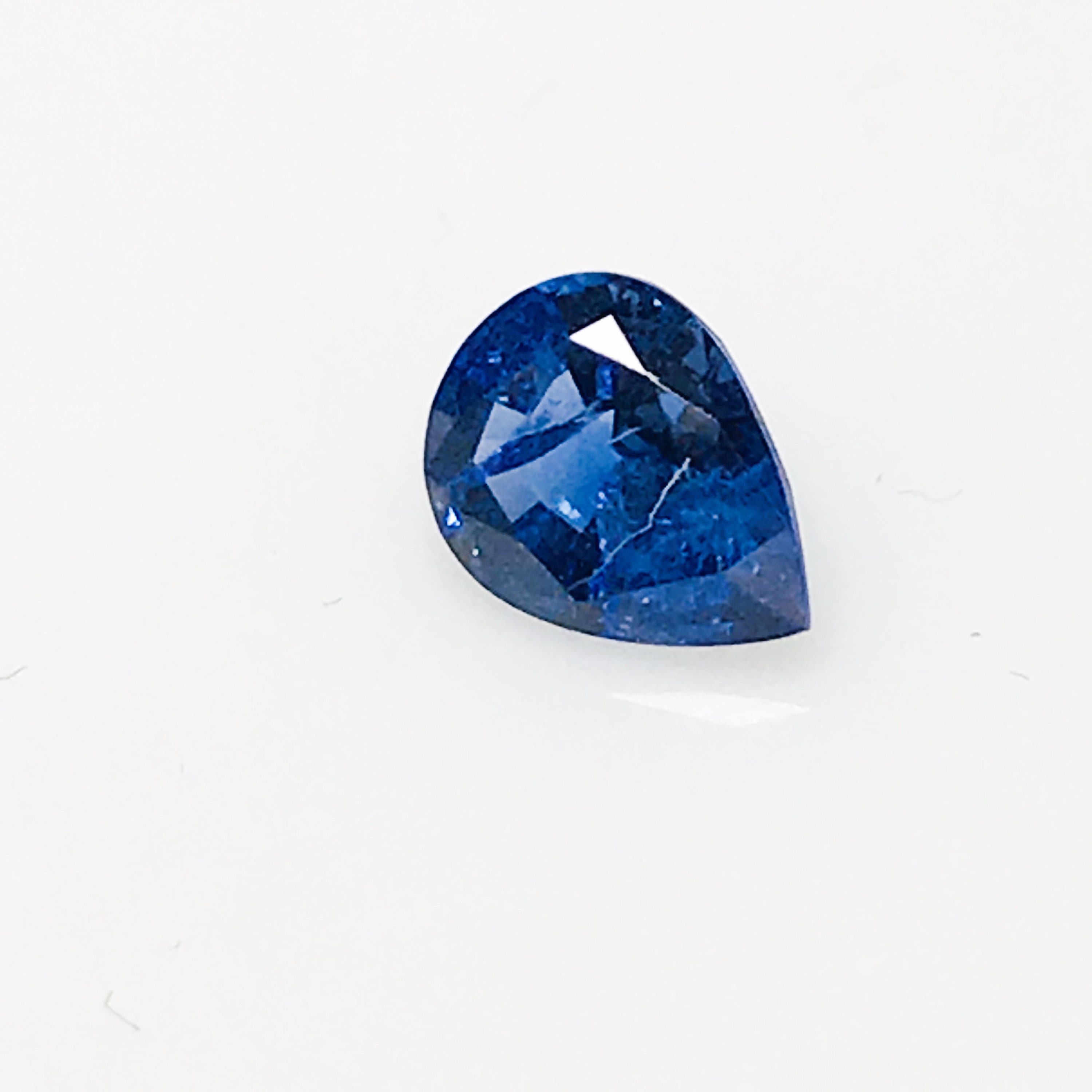 Blue Sapphire Pear Sapphire Pear Shape Sapphire 1 Carat | Etsy