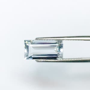 Aquamarine baguette cut 15x7.5 mm, natural Beryl, natural loose aquamarine calibrate facet for jewelry aquamarine sea color March birthstone