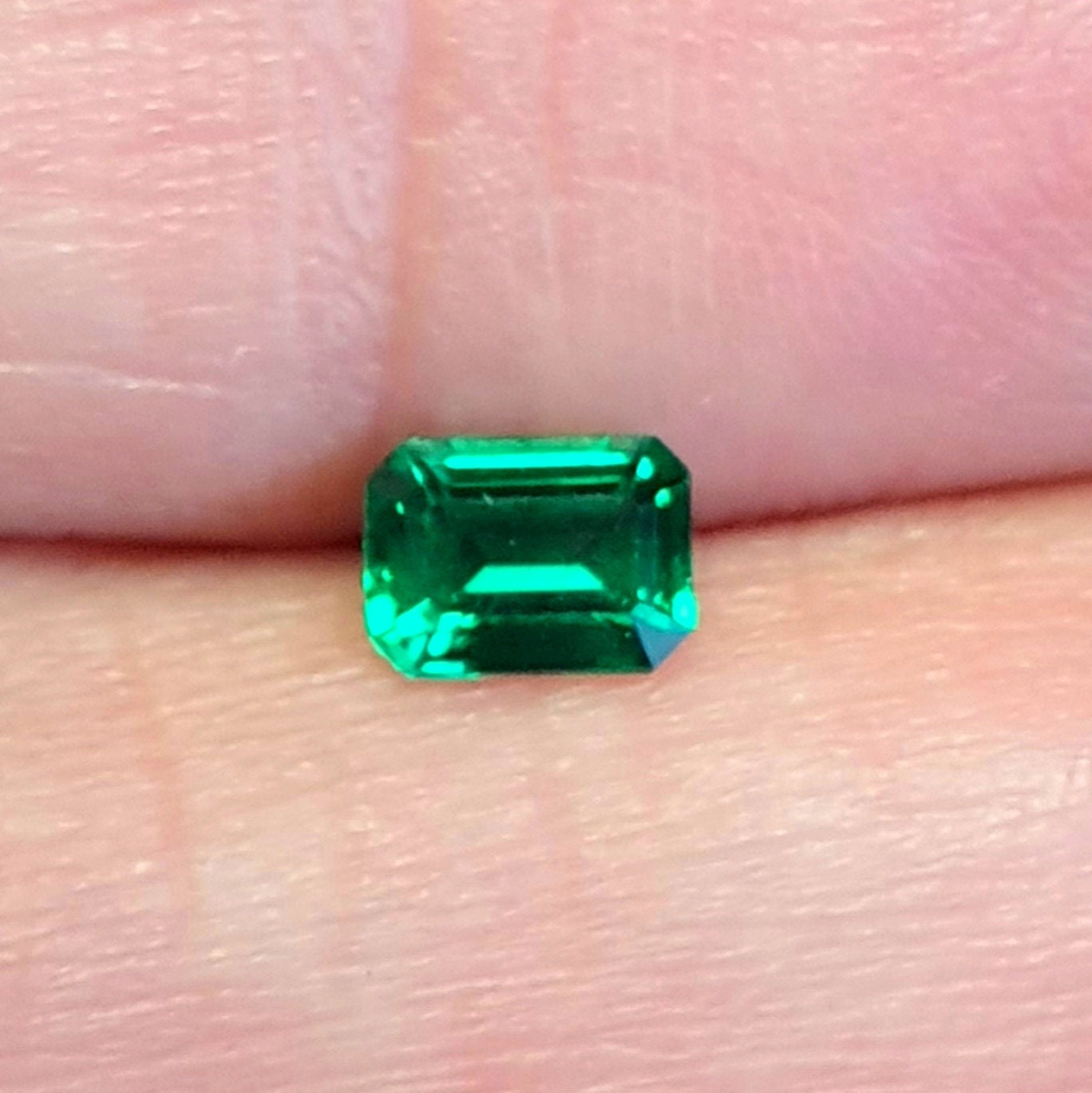 Created Emerald 3.5x5 Mm Emerald Cut Lab Created Top Quality Etsy UK