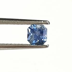Natural Sapphire, Teal Sapphire, Montana Sapphire, 4 MM Radiant Cut Sapphire, Square  Cut Green Blue Sapphire, September Birthstone