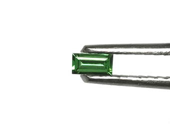2X4 MM Tsavorite Garnet Baguette green garnet high quality garnet loose natural tsavorite faceted baguette cut gems for making jewelry