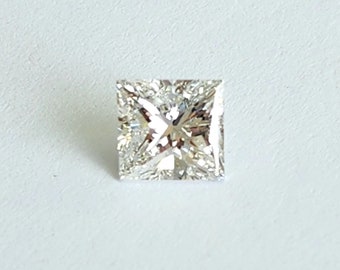 Natural Princess Cut Diamond, 1.40 Carat GIA Certified H Color VS1 Clarity, Very Good Square Princess, Diamond for jewelry, April birthstone