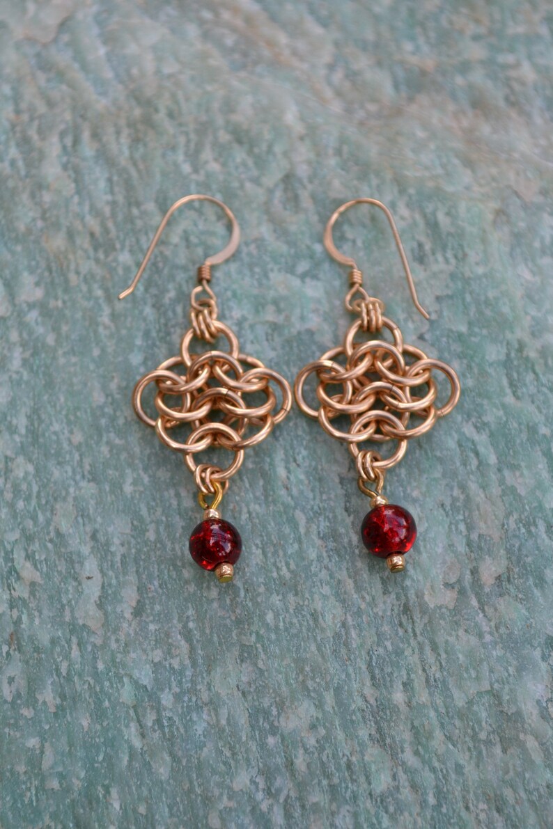 Gold Drop Earrings