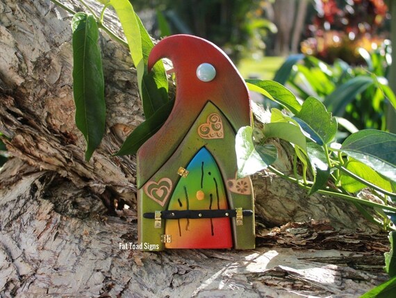 Magical Wooden Forest Fairy Door Etsy Magical Wooden Forest Fairy Door Etsy