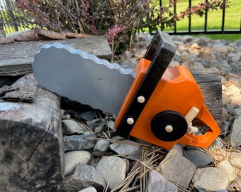 Toy chainsaw/nursery decor/photo prop