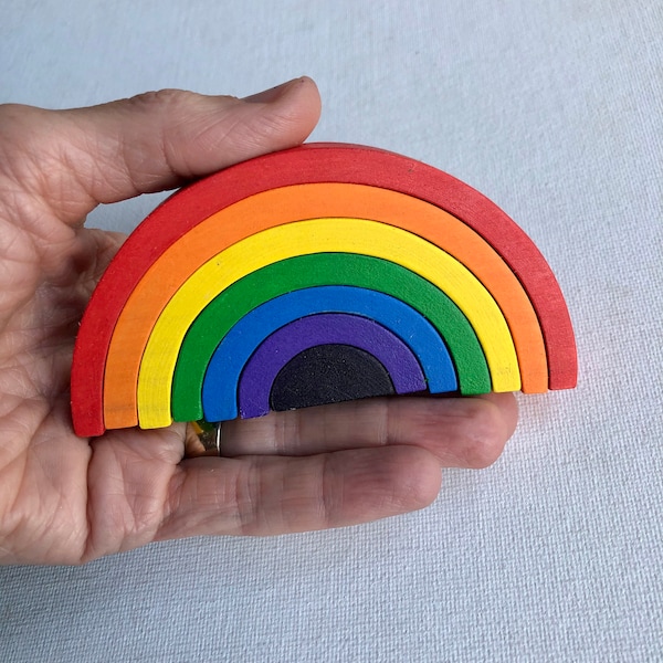 Desktop Rainbow Stacker/nursery decor