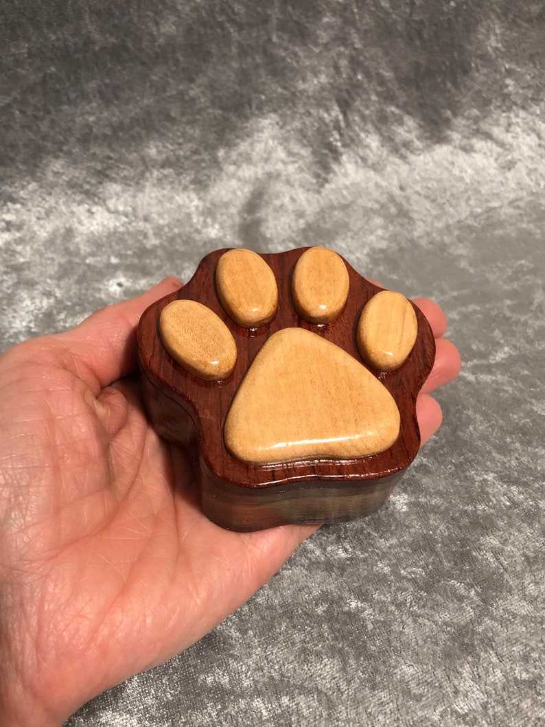 Wooden paw box