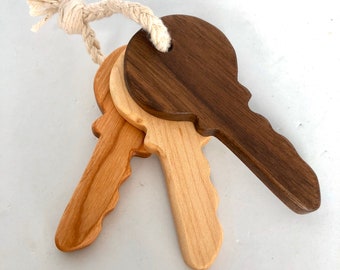 Hardwood key set - rattle