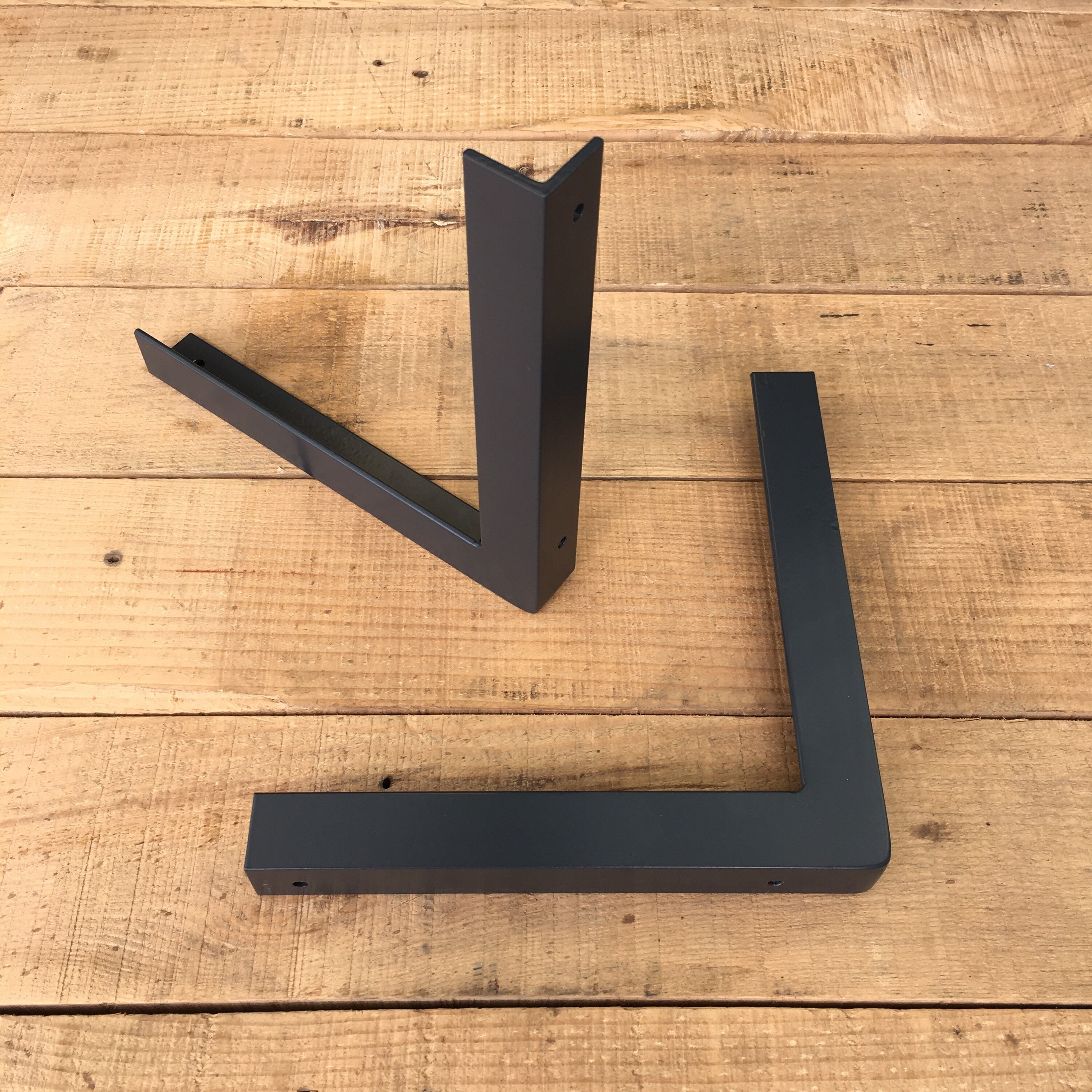 minimalist shelf brackets grey