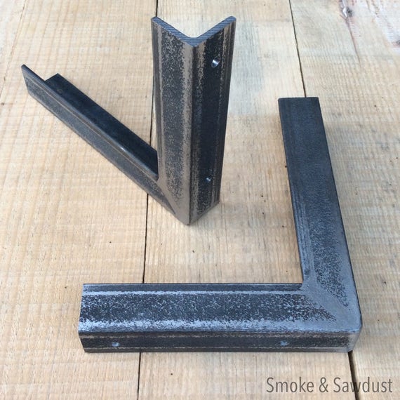 Heavy Duty UK British Made Mild Steel Pair of gallows brackets
