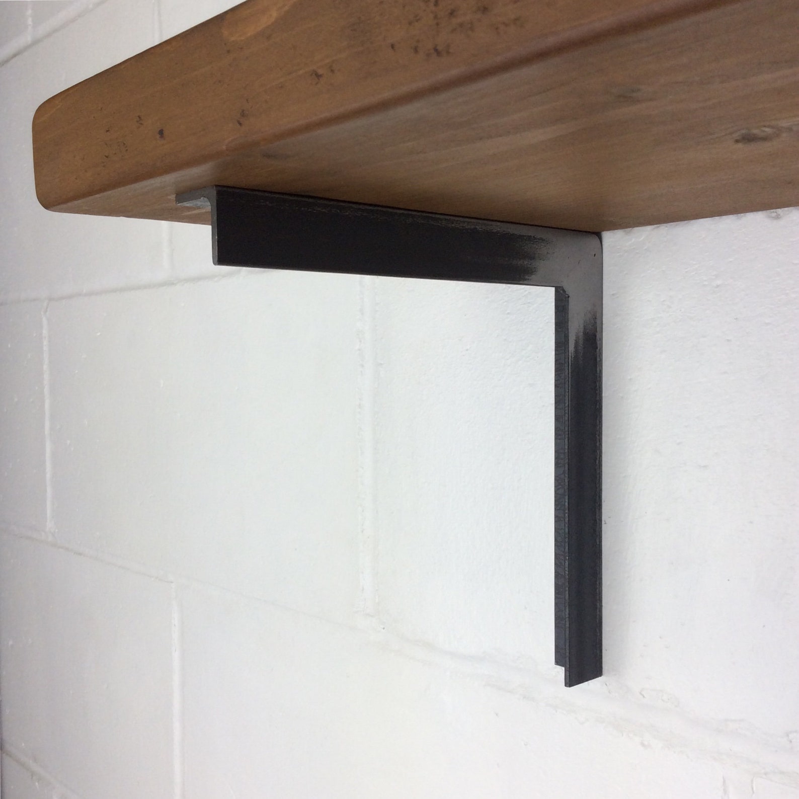 Grey Shelf Brackets Pair Etsy