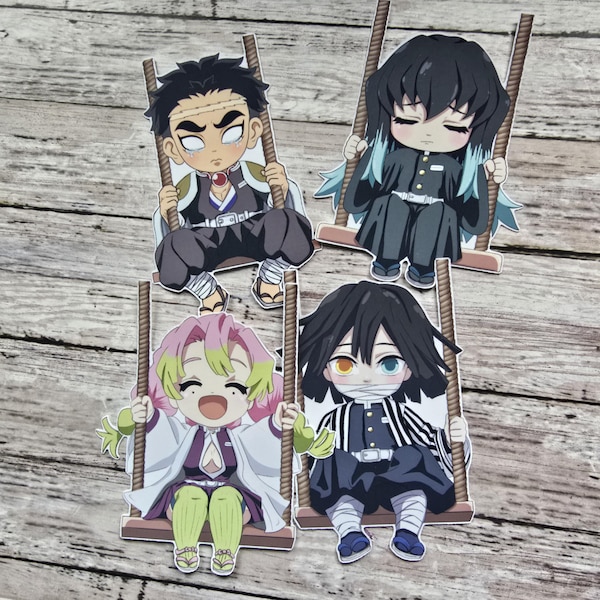 Demon Anime Hunter Hero Vinyl Matte Sticker Vivid Anime Stickers Vinyl Laptop Decal Handmade Wholesome Sticker Anime Decal Handmade