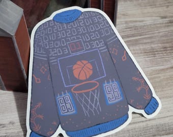 Dead by Daylight Sticker Meg Ugly Sweater Inspired Matte Vinyl Sticker