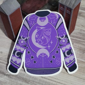 Dead by Daylight Sticker Mikaela Ugly Sweater Inspired Matte Vinyl Sticker