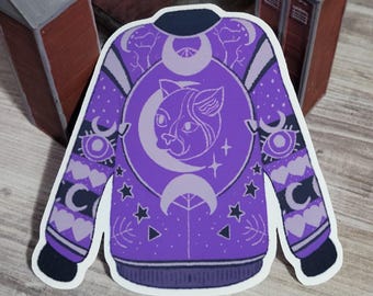 Dead by Daylight Sticker Mikaela Ugly Sweater Inspired Matte Vinyl Sticker