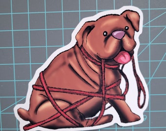 Dog Walker Dwight- Dbd - Dead By Daylight sticker