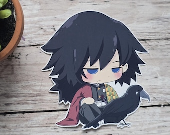 Demon Anime Hunter Slayer Hero Vinyl Matte Sticker Vivid Anime Stickers Vinyl Laptop Decal Handmade Wholesome Sticker Anime Decal Handmade