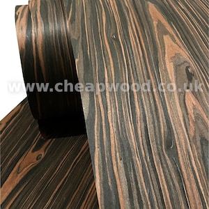 Foglio di impiallacciatura in legno di qualità Ebony, lavorazione del legno, artigianato, ristrutturazione, cruscotti, intarsi, mobili