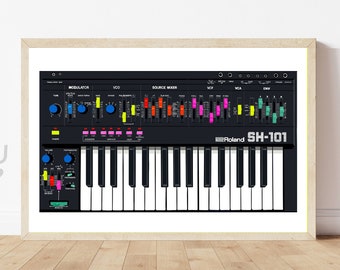 Synthesiser, 80's retro, Roland synth