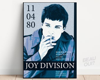Joy Division Gig poster, Manchester