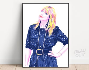 Taylor Swift portrait, popstar, fashion, music