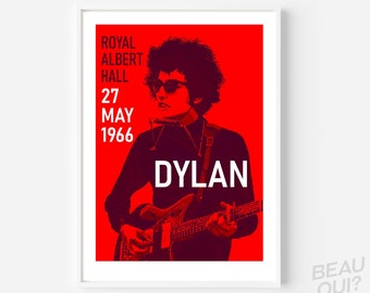 Bob Dylan Concert poster