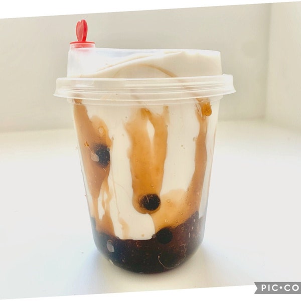 DIY Boba Milchtee Slime - Super süß, realistisch (10,5 oz)