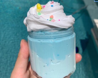 DIY Blueberry Milkshake Clay/Butter Slime - FREE Shipping (8 oz)