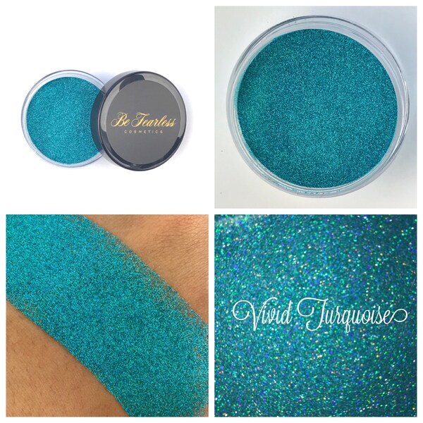 Vivid Turquoise - Cosmetic Glitter, Loose Glitter